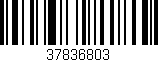 Código de barras (EAN, GTIN, SKU, ISBN): '37836803'