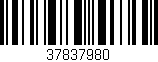 Código de barras (EAN, GTIN, SKU, ISBN): '37837980'