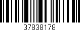 Código de barras (EAN, GTIN, SKU, ISBN): '37838178'