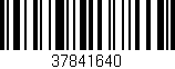 Código de barras (EAN, GTIN, SKU, ISBN): '37841640'