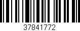 Código de barras (EAN, GTIN, SKU, ISBN): '37841772'