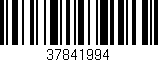 Código de barras (EAN, GTIN, SKU, ISBN): '37841994'
