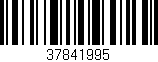 Código de barras (EAN, GTIN, SKU, ISBN): '37841995'