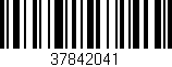 Código de barras (EAN, GTIN, SKU, ISBN): '37842041'