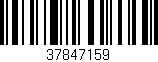 Código de barras (EAN, GTIN, SKU, ISBN): '37847159'