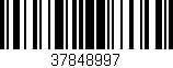 Código de barras (EAN, GTIN, SKU, ISBN): '37848997'