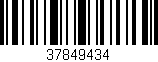 Código de barras (EAN, GTIN, SKU, ISBN): '37849434'