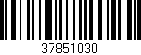 Código de barras (EAN, GTIN, SKU, ISBN): '37851030'