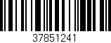 Código de barras (EAN, GTIN, SKU, ISBN): '37851241'