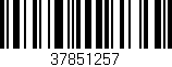 Código de barras (EAN, GTIN, SKU, ISBN): '37851257'