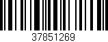 Código de barras (EAN, GTIN, SKU, ISBN): '37851269'
