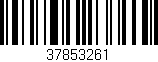 Código de barras (EAN, GTIN, SKU, ISBN): '37853261'