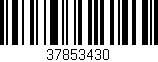 Código de barras (EAN, GTIN, SKU, ISBN): '37853430'