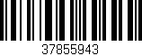 Código de barras (EAN, GTIN, SKU, ISBN): '37855943'