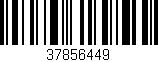 Código de barras (EAN, GTIN, SKU, ISBN): '37856449'
