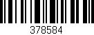 Código de barras (EAN, GTIN, SKU, ISBN): '378584'