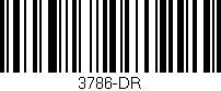 Código de barras (EAN, GTIN, SKU, ISBN): '3786-DR'