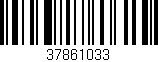 Código de barras (EAN, GTIN, SKU, ISBN): '37861033'