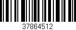 Código de barras (EAN, GTIN, SKU, ISBN): '37864512'