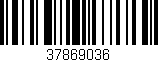 Código de barras (EAN, GTIN, SKU, ISBN): '37869036'