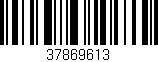 Código de barras (EAN, GTIN, SKU, ISBN): '37869613'