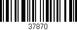 Código de barras (EAN, GTIN, SKU, ISBN): '37870'