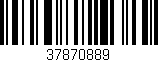Código de barras (EAN, GTIN, SKU, ISBN): '37870889'
