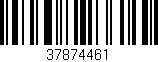 Código de barras (EAN, GTIN, SKU, ISBN): '37874461'