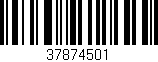 Código de barras (EAN, GTIN, SKU, ISBN): '37874501'