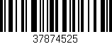 Código de barras (EAN, GTIN, SKU, ISBN): '37874525'