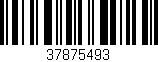Código de barras (EAN, GTIN, SKU, ISBN): '37875493'
