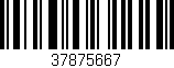 Código de barras (EAN, GTIN, SKU, ISBN): '37875667'