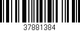 Código de barras (EAN, GTIN, SKU, ISBN): '37881384'