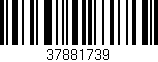 Código de barras (EAN, GTIN, SKU, ISBN): '37881739'
