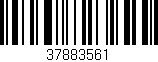Código de barras (EAN, GTIN, SKU, ISBN): '37883561'