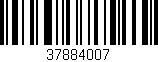 Código de barras (EAN, GTIN, SKU, ISBN): '37884007'