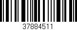 Código de barras (EAN, GTIN, SKU, ISBN): '37884511'