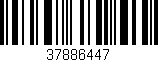 Código de barras (EAN, GTIN, SKU, ISBN): '37886447'