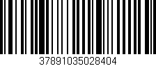 Código de barras (EAN, GTIN, SKU, ISBN): '37891035028404'