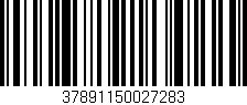 Código de barras (EAN, GTIN, SKU, ISBN): '37891150027283'