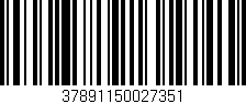 Código de barras (EAN, GTIN, SKU, ISBN): '37891150027351'