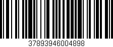 Código de barras (EAN, GTIN, SKU, ISBN): '37893946004898'