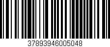 Código de barras (EAN, GTIN, SKU, ISBN): '37893946005048'