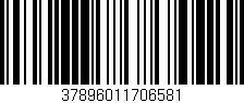 Código de barras (EAN, GTIN, SKU, ISBN): '37896011706581'