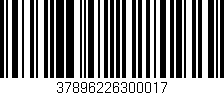Código de barras (EAN, GTIN, SKU, ISBN): '37896226300017'