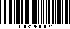 Código de barras (EAN, GTIN, SKU, ISBN): '37896226300024'
