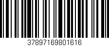 Código de barras (EAN, GTIN, SKU, ISBN): '37897169801616'