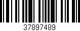 Código de barras (EAN, GTIN, SKU, ISBN): '37897489'