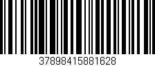 Código de barras (EAN, GTIN, SKU, ISBN): '37898415881628'
