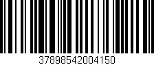 Código de barras (EAN, GTIN, SKU, ISBN): '37898542004150'
